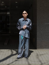 SASAKI SATORU ASYMMETRY HEM SHIRT アシンメトリーヘムシャツ 着用イメージ