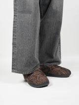superNova. スーパーノヴァ "SUBU x superNova. - Paisley Jacquard" BROWN スブ×スーパーノヴァ ペイズリージャガード ブラウン 通販 着用イメージ