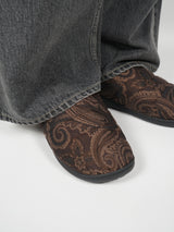 superNova. スーパーノヴァ "SUBU x superNova. - Paisley Jacquard" BROWN スブ×スーパーノヴァ ペイズリージャガード ブラウン 通販 着用イメージ