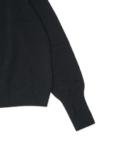 superNova. スーパーノヴァ "Whole Garment Crew - Wool / Cashmere / Silk" ホールガーメントクルーネック ウールカシミヤシルク 通販 ブラック