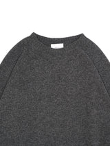 superNova. スーパーノヴァ "Whole Garment Crew - Wool / Cashmere / Silk" ホールガーメントクルーネック ウールカシミヤシルク 通販 チャコール