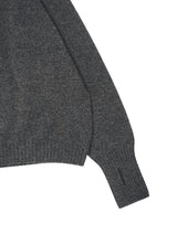superNova. スーパーノヴァ "Whole Garment Crew - Wool / Cashmere / Silk" ホールガーメントクルーネック ウールカシミヤシルク 通販 チャコール