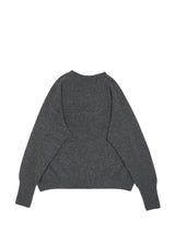 superNova. スーパーノヴァ "Whole Garment Crew - Wool / Cashmere / Silk" ホールガーメントクルーネック ウールカシミヤシルク 通販 チャコール