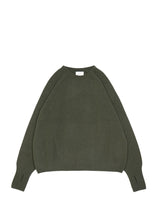 superNova. スーパーノヴァ "Whole Garment Crew - Wool / Cashmere / Silk" ホールガーメントクルーネック ウールカシミヤシルク 通販 オリーブ