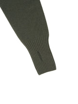 superNova. スーパーノヴァ "Whole Garment Crew - Wool / Cashmere / Silk" ホールガーメントクルーネック ウールカシミヤシルク 通販 オリーブ