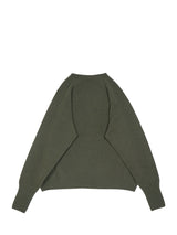superNova. スーパーノヴァ "Whole Garment Crew - Wool / Cashmere / Silk" ホールガーメントクルーネック ウールカシミヤシルク 通販 オリーブ