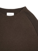 superNova. スーパーノヴァ "Whole Garment Crew - Wool / Cashmere / Silk" ホールガーメントクルーネック ウールカシミヤシルク 通販 ブラウン