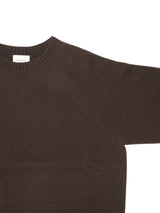 superNova. スーパーノヴァ "Whole Garment Crew - Wool / Cashmere / Silk" ホールガーメントクルーネック ウールカシミヤシルク 通販 ブラウン