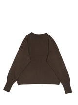 superNova. スーパーノヴァ "Whole Garment Crew - Wool / Cashmere / Silk" ホールガーメントクルーネック ウールカシミヤシルク 通販 ブラウン