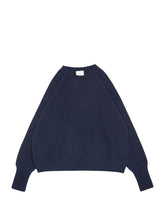superNova. スーパーノヴァ "Whole Garment Crew - Wool / Cashmere / Silk" ホールガーメントクルーネック ウールカシミヤシルク 通販 ネイビー