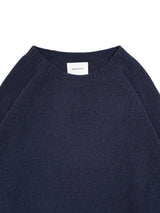 superNova. スーパーノヴァ "Whole Garment Crew - Wool / Cashmere / Silk" ホールガーメントクルーネック ウールカシミヤシルク 通販 ネイビー