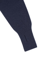 superNova. スーパーノヴァ "Whole Garment Crew - Wool / Cashmere / Silk" ホールガーメントクルーネック ウールカシミヤシルク 通販 ネイビー