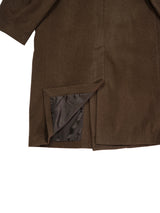 superNova. スーパーノヴァ Melton Double-Breasted Peak Lapel Overcoat メルトンダブルブレステッドピークドラペルオーバーコート 通販 ブラウン