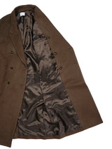 superNova. スーパーノヴァ Melton Double-Breasted Peak Lapel Overcoat メルトンダブルブレステッドピークドラペルオーバーコート 通販 ブラウン