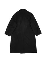 superNova. スーパーノヴァ Melton Double-Breasted Peak Lapel Overcoat メルトンダブルブレステッドピークドラペルオーバーコート 通販 ブラック