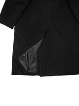 superNova. スーパーノヴァ Melton Double-Breasted Peak Lapel Overcoat メルトンダブルブレステッドピークドラペルオーバーコート 通販 ブラック