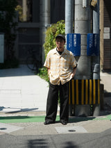 superNova.通販 Aloha shirt  Ombre check チェックシャツ 着用イメージ