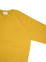 superNova. スーパーノヴァ Whole Garment V-Neck – Super Fine Merino ホールガーメントVネックスーパーファインメリノ 通販 マスタード