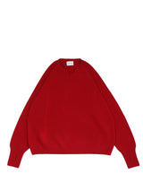 superNova. スーパーノヴァ Whole Garment V-Neck – Super Fine Merino ホールガーメントVネックスーパーファインメリノ 通販 レッド