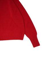 superNova. スーパーノヴァ Whole Garment V-Neck – Super Fine Merino ホールガーメントVネックスーパーファインメリノ 通販 レッド