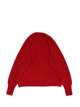superNova. スーパーノヴァ Whole Garment V-Neck – Super Fine Merino ホールガーメントVネックスーパーファインメリノ 通販 レッド