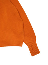 superNova. スーパーノヴァ Whole Garment V-Neck – Super Fine Merino ホールガーメントVネックスーパーファインメリノ 通販 オレンジ