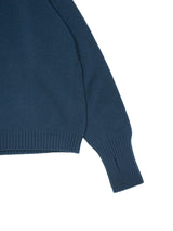 superNova. スーパーノヴァ Whole Garment V-Neck – Super Fine Merino ホールガーメントVネックスーパーファインメリノ 通販 ネイビー