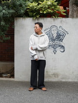 superNova.Oversized Jacquard Sweat Zip Hoodie オーバーサイズジャガードスウェットジップフーディー 通販 グレー
着用イメージ
