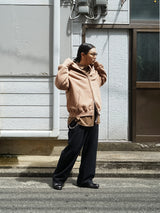 superNova.Oversized Jacquard Sweat Zip Hoodie オーバーサイズジャガードスウェットジップフーディー 通販 モカ
着用イメージ