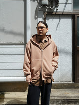 superNova.Oversized Jacquard Sweat Zip Hoodie オーバーサイズジャガードスウェットジップフーディー 通販 モカ
着用イメージ