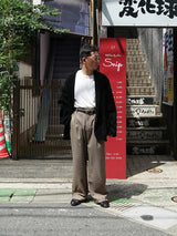 superNova. Wide Gun Club Check Utility Trousers ワイドガンクラブチェックユーティリティートラウザーズ 通販 ブラウン
着用イメージ