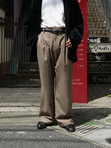 superNova. Wide Gun Club Check Utility Trousers ワイドガンクラブチェックユーティリティートラウザーズ 通販 ブラウン
着用イメージ