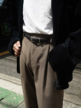 superNova. Wide Gun Club Check Utility Trousers ワイドガンクラブチェックユーティリティートラウザーズ 通販 ブラウン
着用イメージ