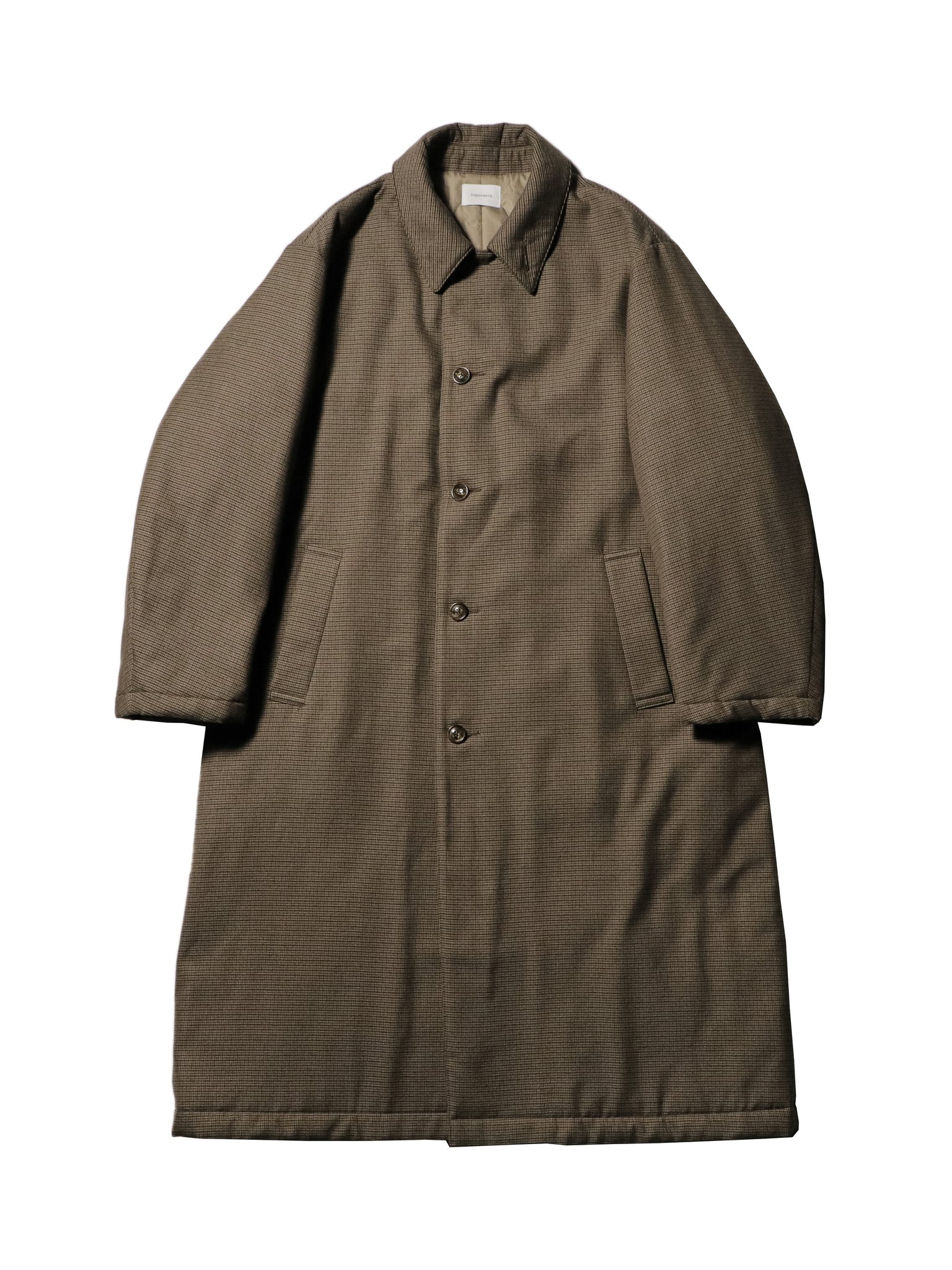 superNova."Quilted lining bal collar coat - Gun club check"