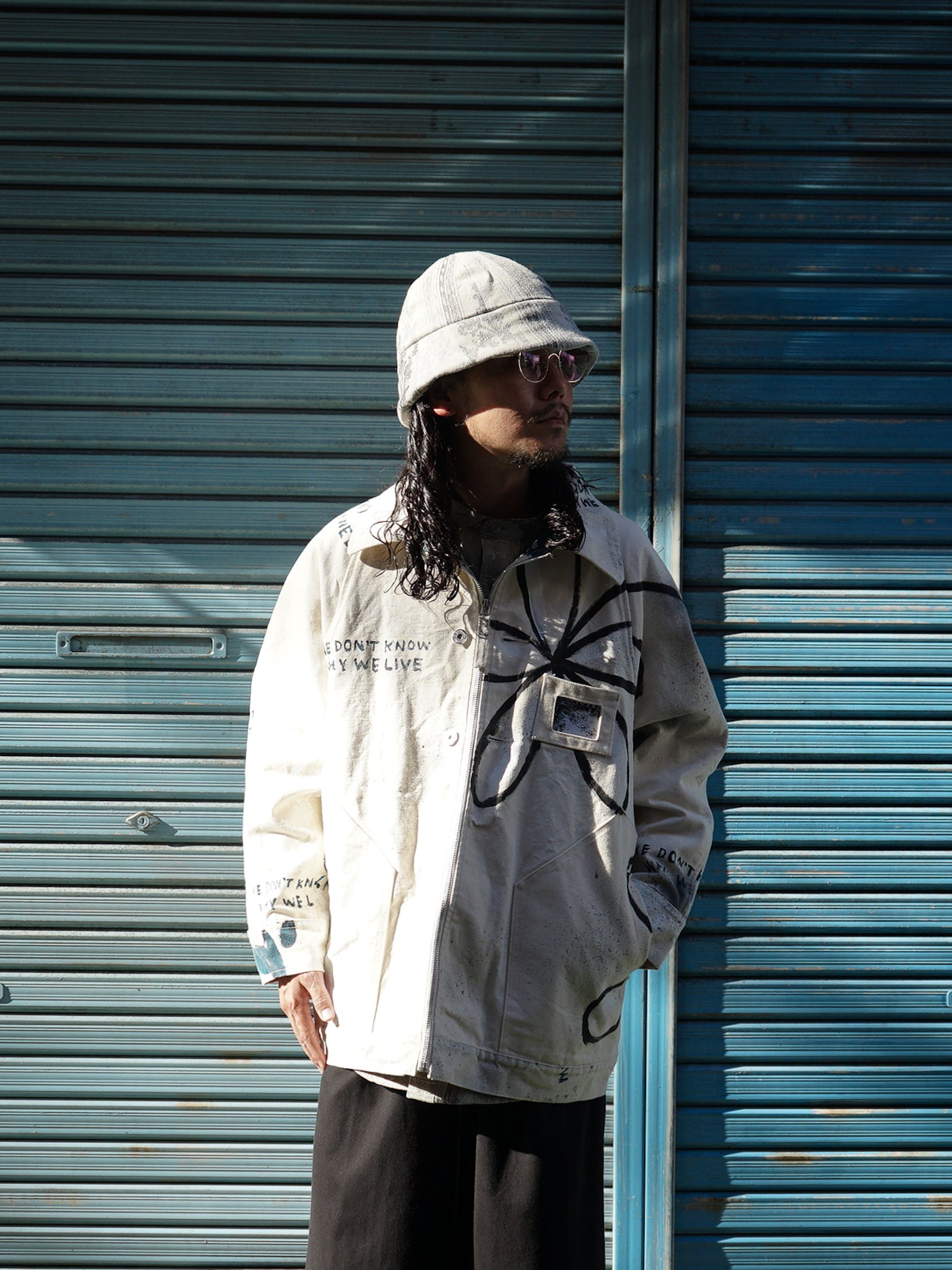 TOZAOU / Flower Paint Coverall – PRANK STORE