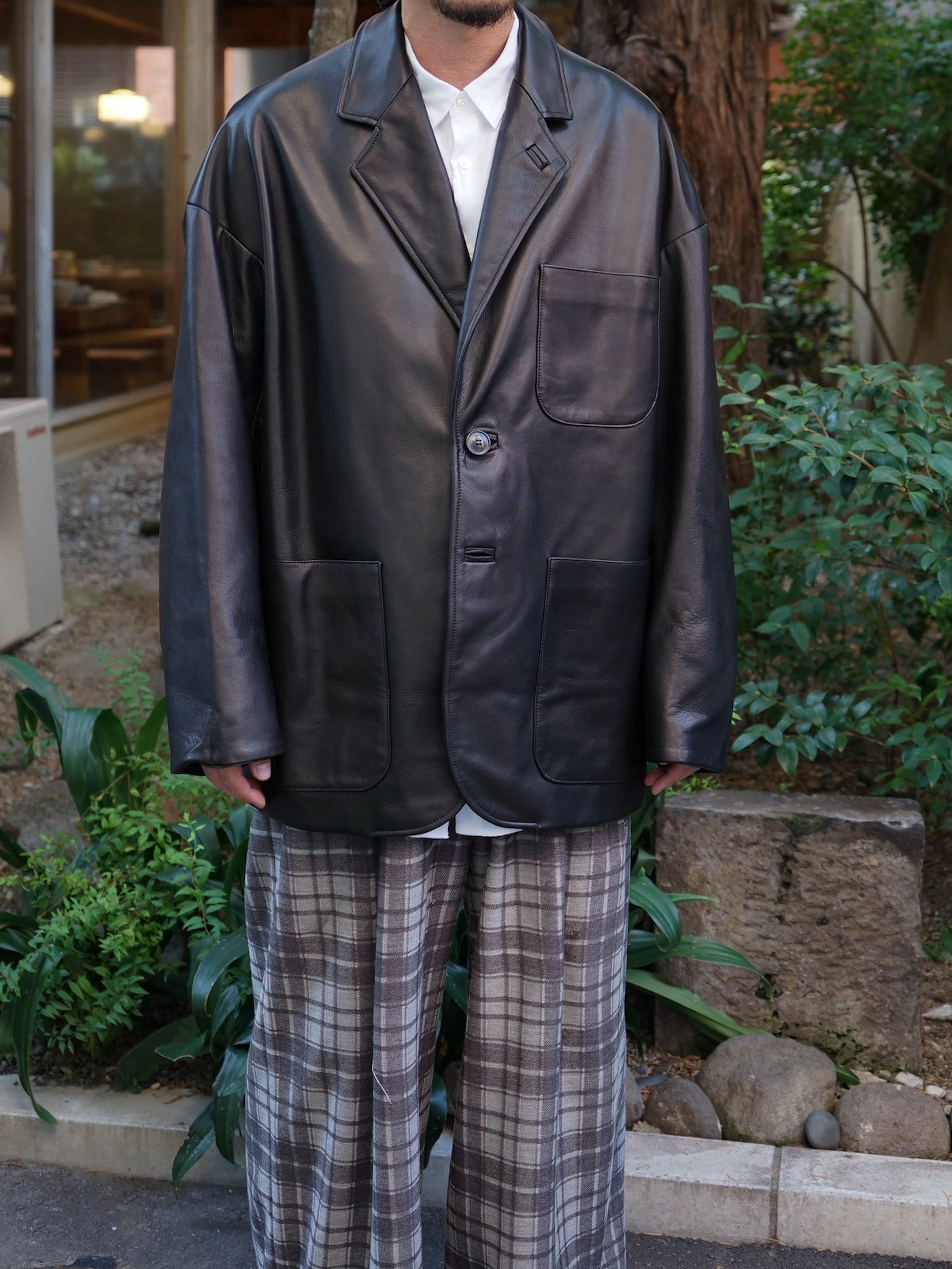 요코 사카모토 / LEATHER BIG JACKET – PRANK STORE