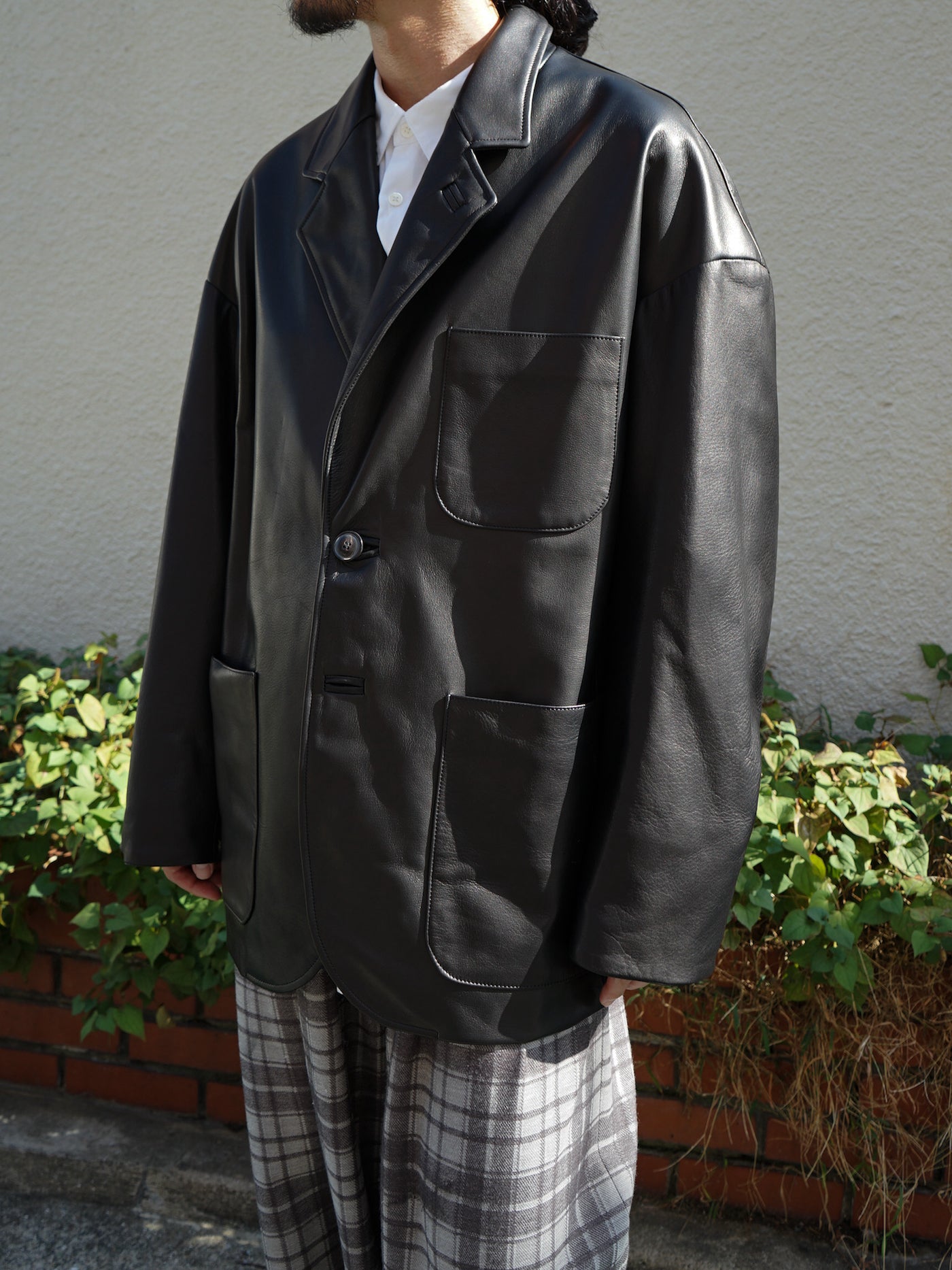 요코 사카모토 / LEATHER BIG JACKET – PRANK STORE